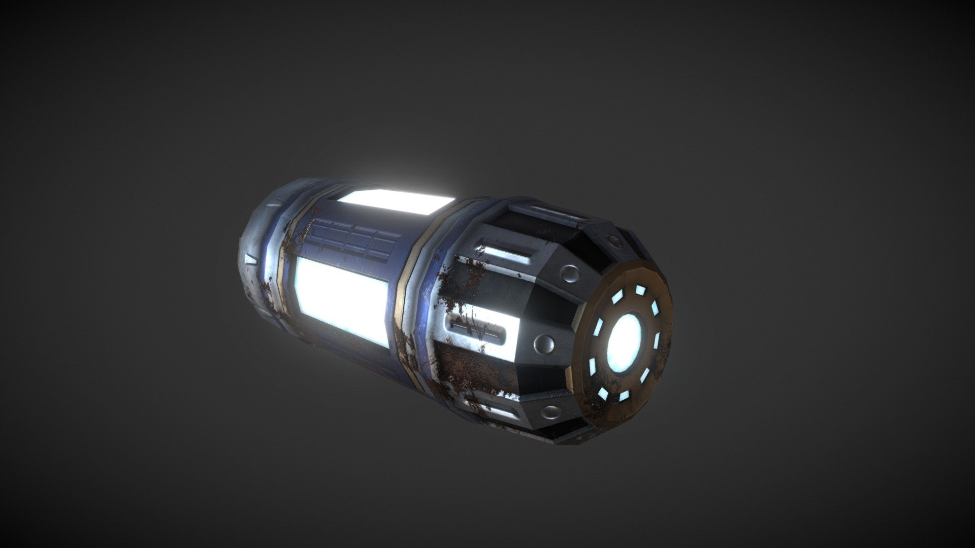 A sci-fi bullet concept 3d model