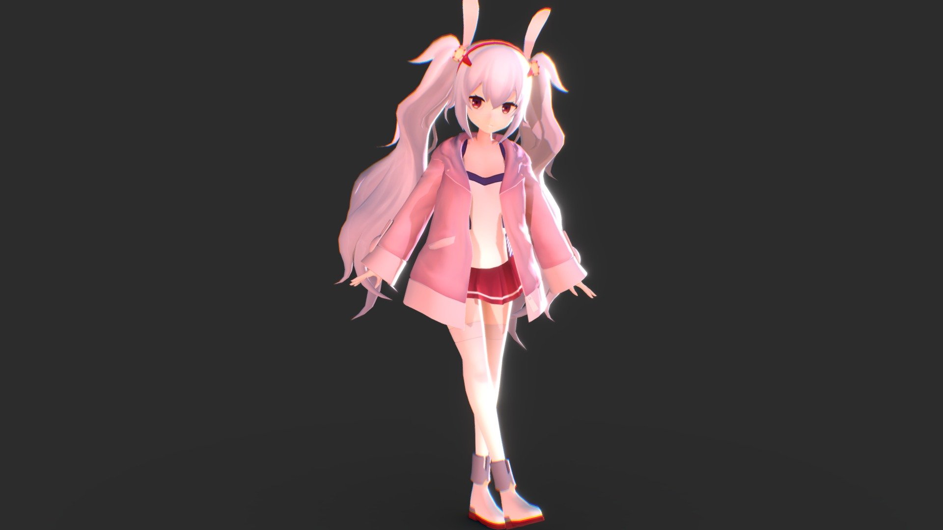 For work in progress and updates follow me on my Twitter!
The model is created and rigged in Maya2016, textured on 3DCoat.

Used Unity2017.4.28f1
UnityPackage file contain FBX, VRM and VRChat Prefab. Along with all the assets UniVRM 0.53.0 and VRCSDK 2019.09.18.12.5 dependencies and extra dance animations.

Also contains an Original FBX if you want to set up yourself.

VRChat Preview:

https://twitter.com/tidusyuna09/status/1184760023261442049

Few workflow Sample and VRM:

https://twitter.com/tidusyuna09/status/1184701355883032576

https://twitter.com/tidusyuna09/status/1184702203732221952

And other post on how I do my work creating the model.

This model will be back on the STORE Soon!

A proof that the 3D model I made works.

https://twitter.com/mi_so_ka/status/1393799431938400261 - Azure Lane Laffey - Buy Royalty Free 3D model by Mark Escuadro (@tidusyuna09) 3d model