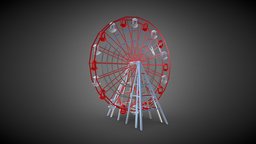 Carousel Ferris wheel VR wheel, mr, vr, ar, virtualreality, fbx, carousel, ferris
