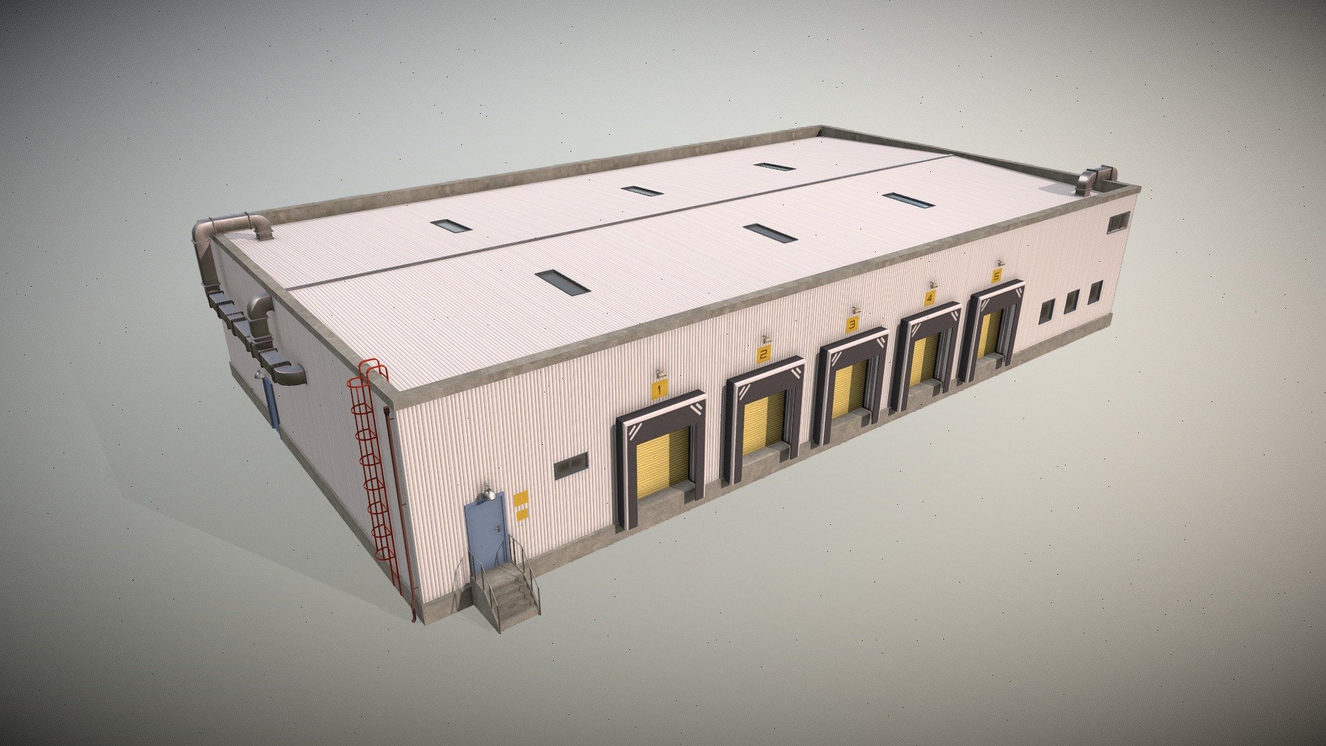 Warehouse - Warehouse - 3D model by UlitinMaxim 3d model