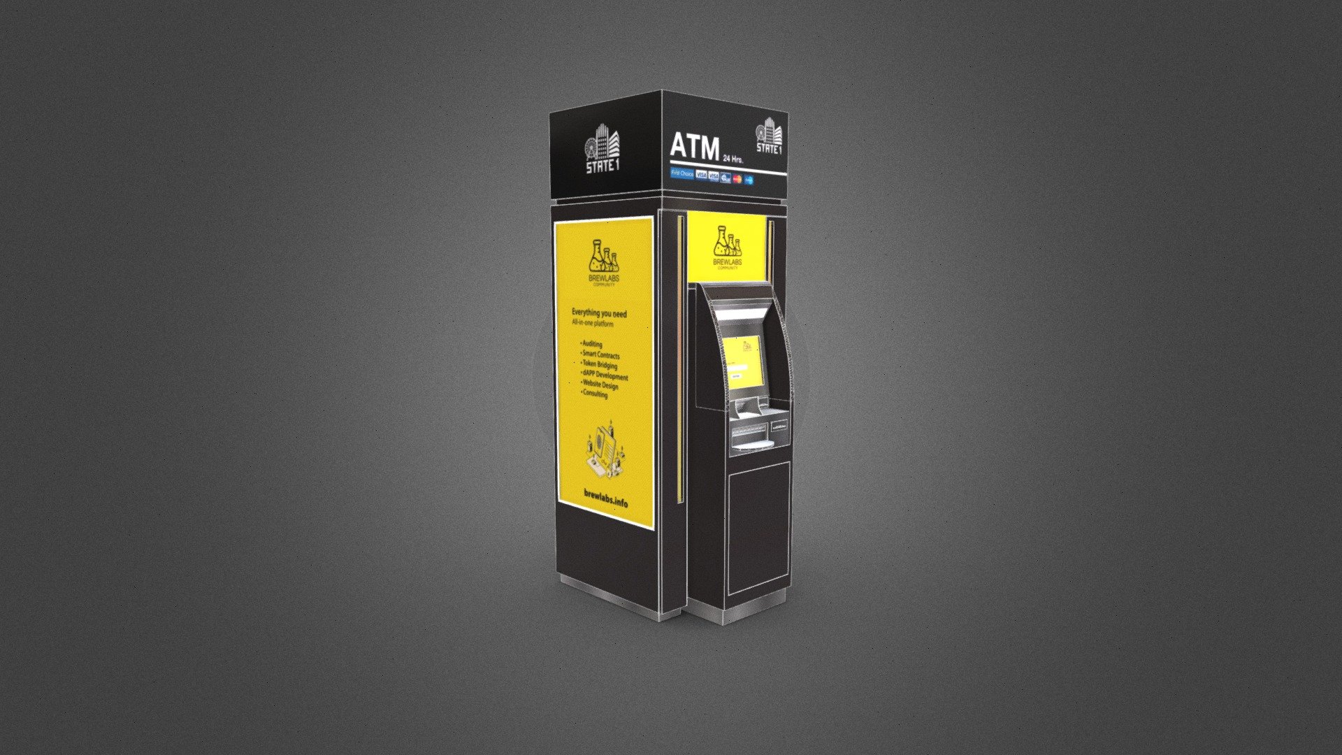 Brewlabs ATM - 3D model by Casini (@casini.work) 3d model