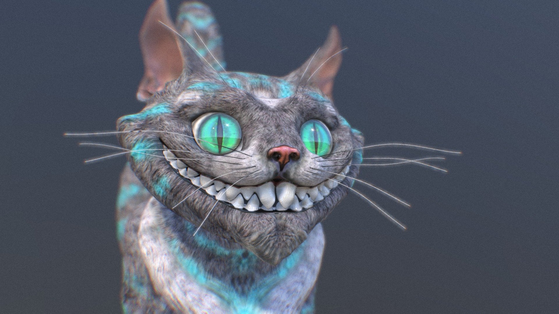 Cheshire Cat V02 - My Zbrush model
Additional files included:
1. Optimized 3ds max scene
2. Zbrush high-poly (17mln points) model (5 subtools)
3. Textures - Cheshire Cat V02 - Buy Royalty Free 3D model by VRA (@architect47) 3d model