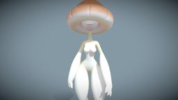 Mushroom Girl caracter, cute, mushroom, girl, creature, animation, fantasy