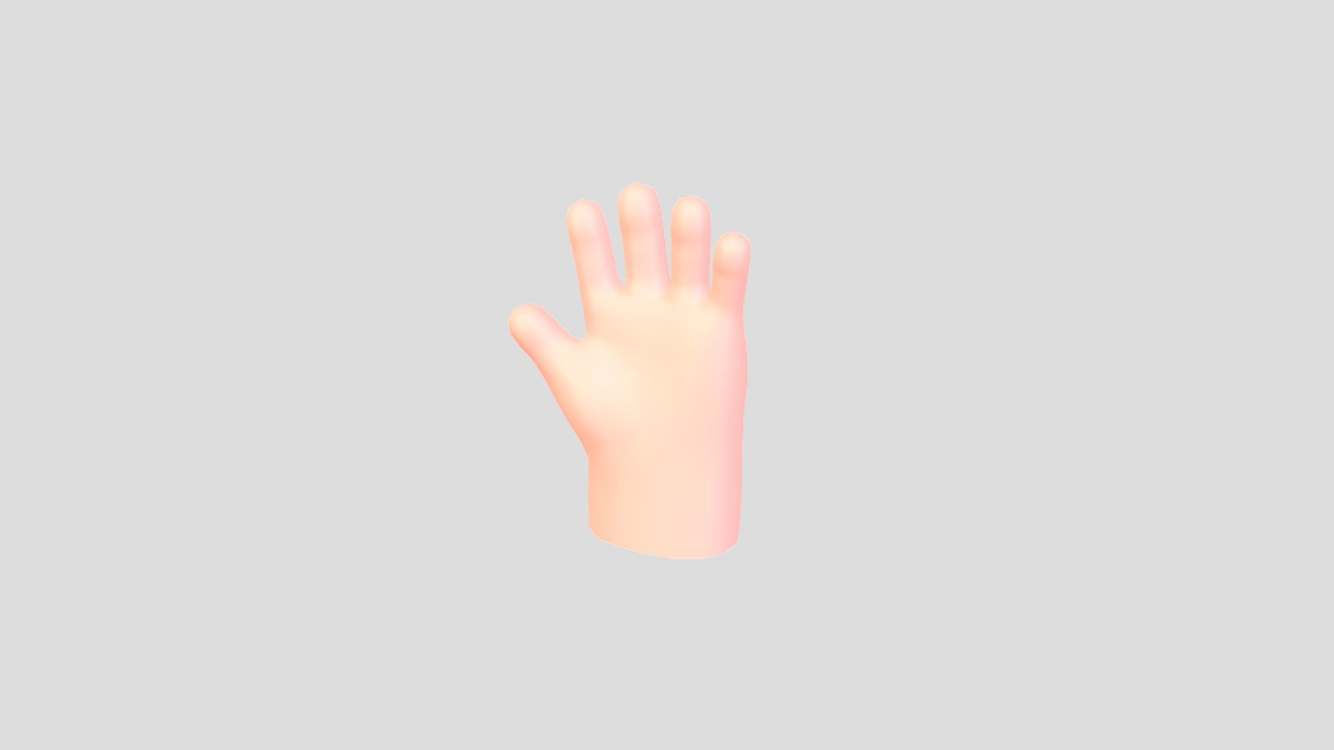 Cartoon Hand 3d model.      
    


File Format      
 
- 3ds max 2023  
 
- FBX  
 
- OBJ  
    


Clean topology    

No Rig                          

Non-overlapping unwrapped UVs        
 
No Texture   
 


514 polygons                          

523 vertexs                          
 - Prop211 Cartoon Hand - Buy Royalty Free 3D model by BaluCG 3d model