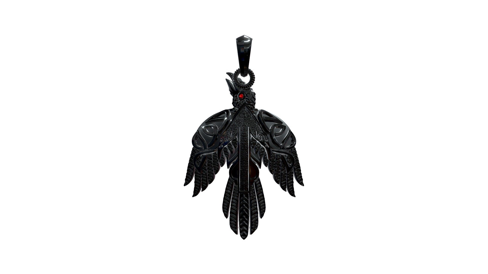 Raven - SGO427 - 3D model by IHONT (@jewelrymesh) 3d model