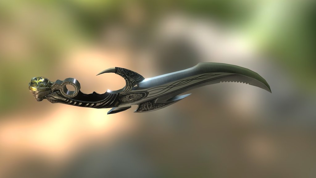 BlackShot's Knife Nz1 - 3D model by alx_flameniro 3d model