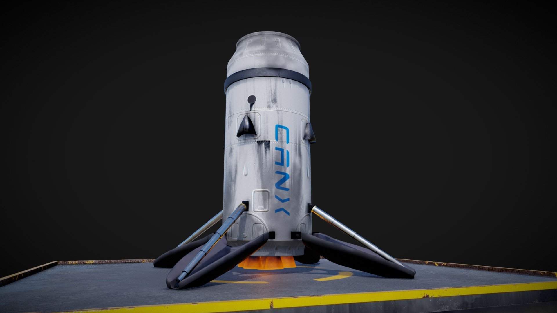 My first Sketchfab challenge and my first attempt at substance painter. Based off of the Space X rocket craft here is my fun take on a &lsquo;drink can'. 

Based on &ldquo;Can