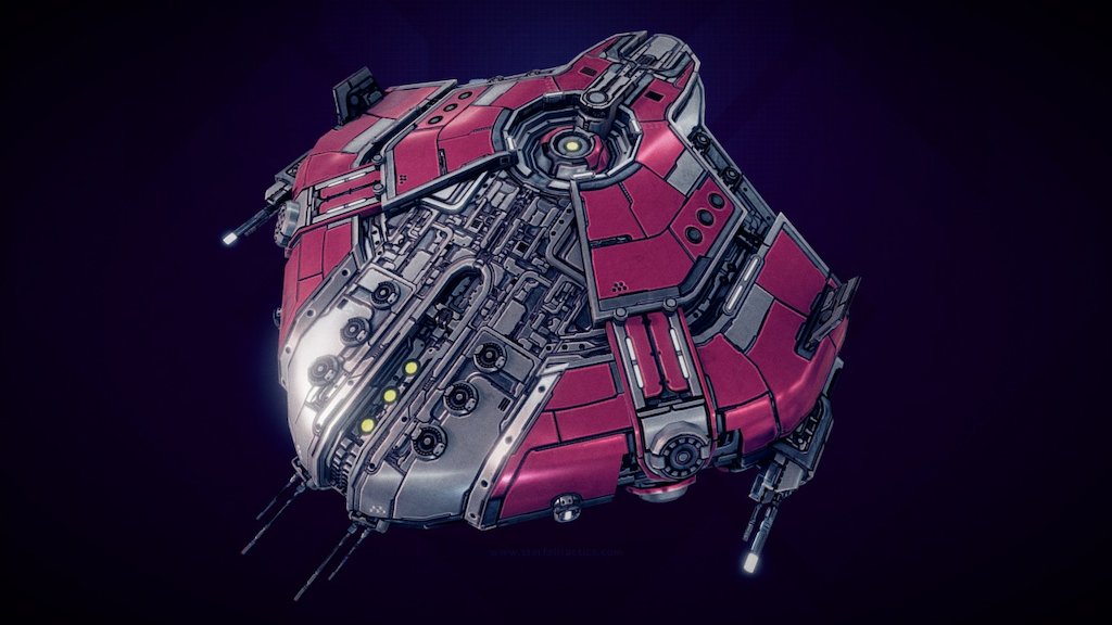 In-game model of a large spaceship belonging to the Vanguard faction.



Learn more about the game at http://starfalltactics.com/ - Starfall Tactics — Muramasa Vanguard dreadnought - 3D model by Snowforged Entertainment (@snowforged) 3d model