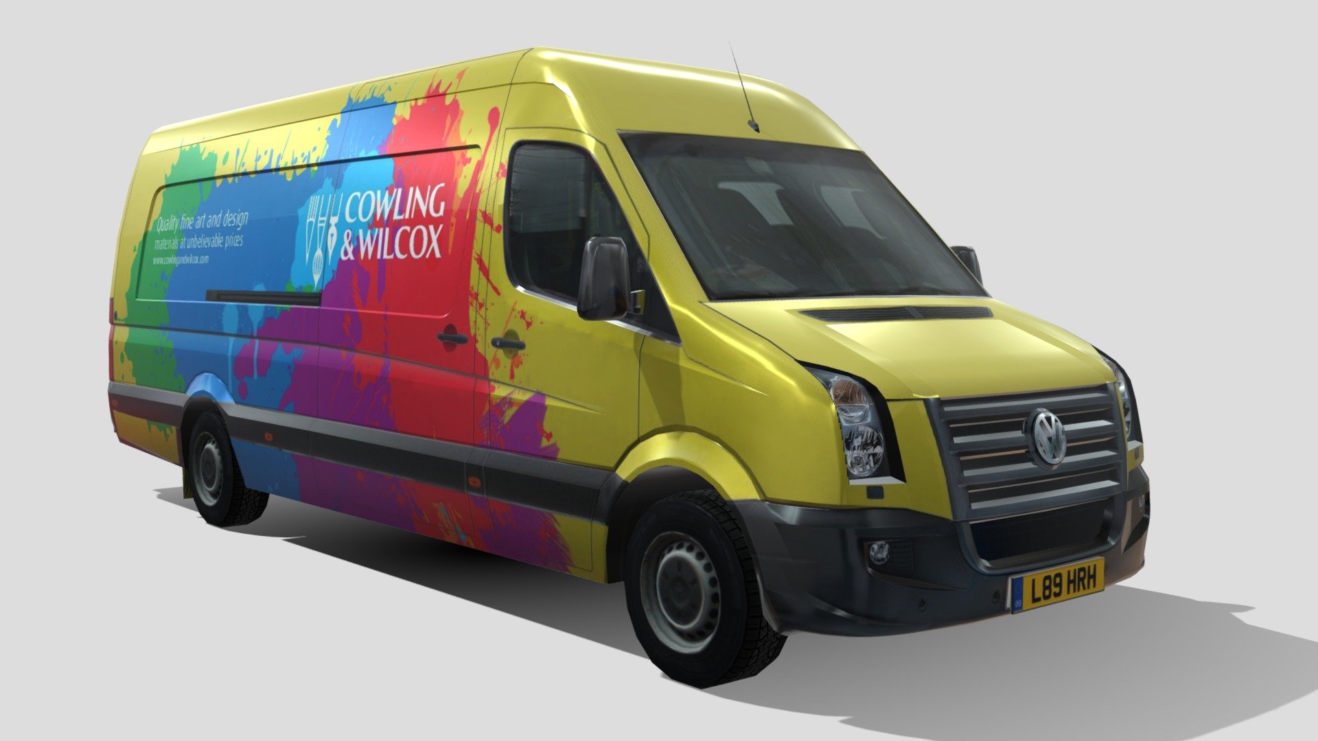 Volkswagen Van Cowling Wilcox livery - Buy Royalty Free 3D model by paperscan 3d model
