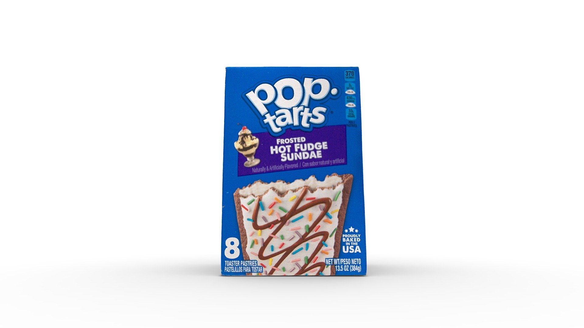 3D Scan of Pop-Tarts Box - Frosted Hot Fudge Sundae Pop-Tart's Box - Buy Royalty Free 3D model by chrisprice 3d model