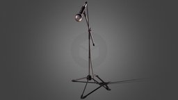 Microphone music, instrument, modern, singer, realistic, microphone