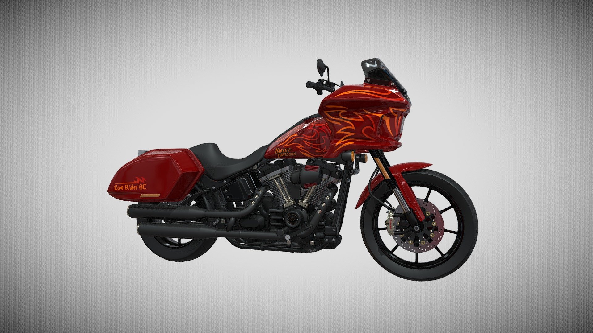 The newest model of Harley-Davidson Low Rider ST. you can buy it for low price. Contact me in fajaralhayda99@gmail.com. Enjoy - Harley-Davidson Low Rider ST - 3D model by ALHAYDA 3d model