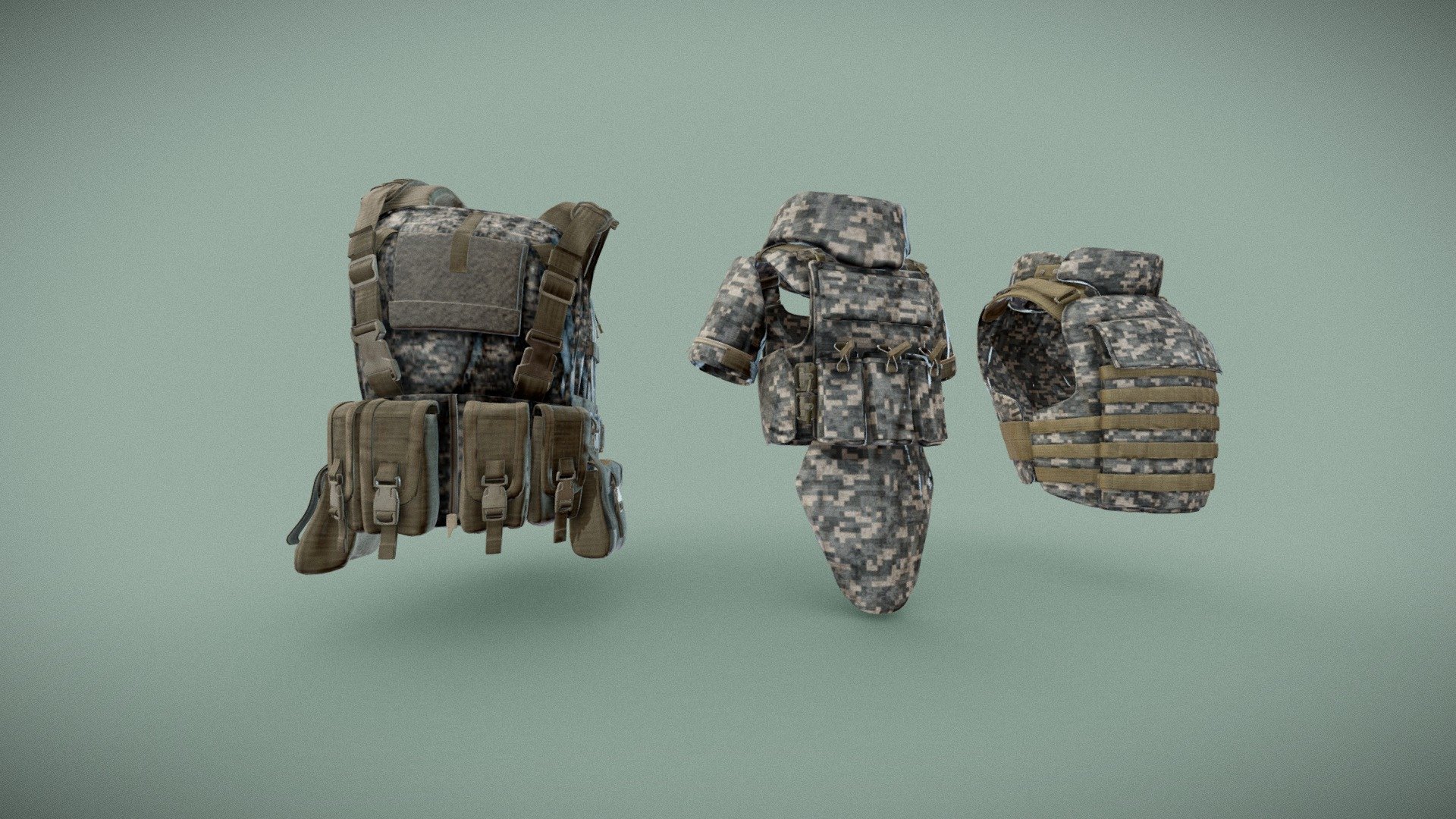 Military game props.
.
.
Click the link to buy.
.
.
https://artstn.co/m/Rpr8n - Tactical Body Armor- Pack1 - 3D model by Neslihan Çakmak (@neslihancakmak) 3d model