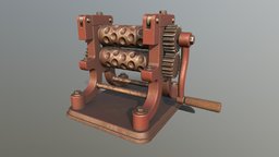 Stylized Candy Drop Roller food, device, tabletop, vintage, retro, gameprop, kitchen, candymachine, sweets, kitchenware, game-asset, candyshop, sweetshop, interior, noai