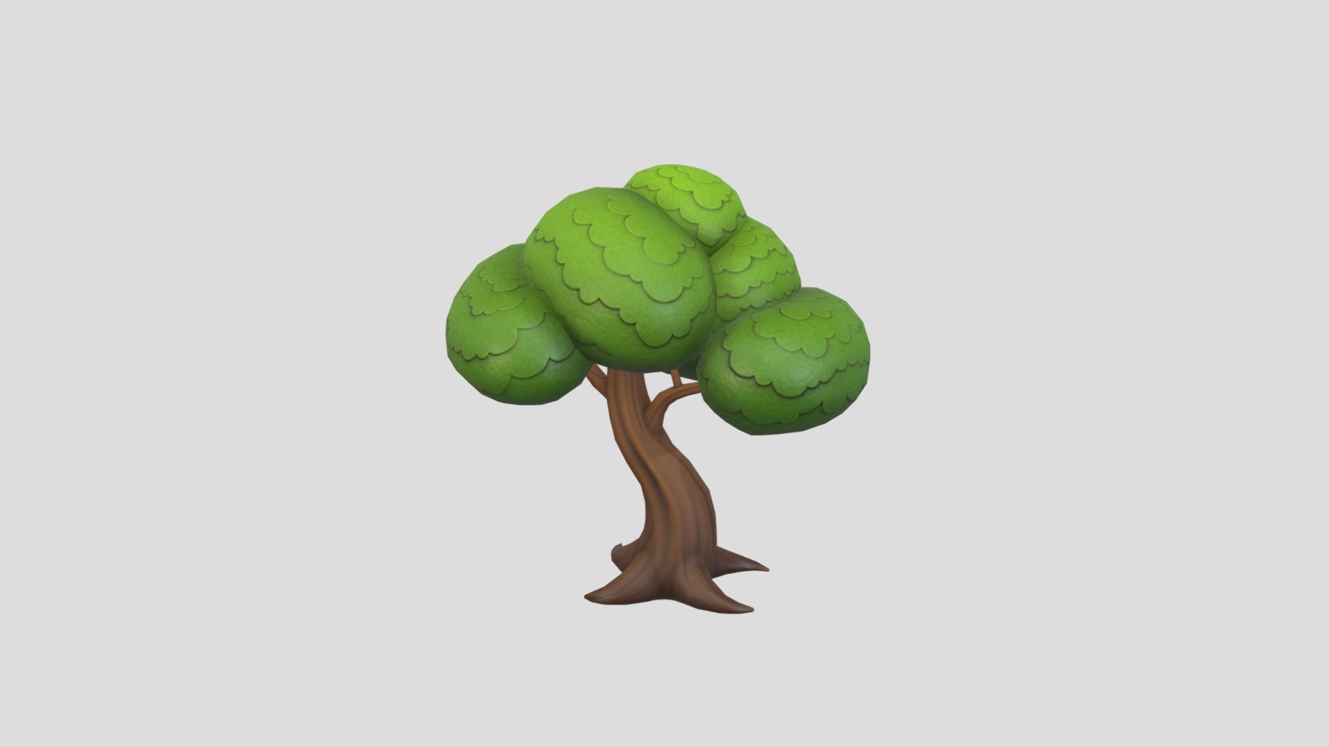 Cartoon Tree 3d model.      
    


File Format      
 
- 3ds max 2021  
 
- FBX  
 
- OBJ  
    


Clean topology    

No Rig                          

Non-overlapping unwrapped UVs        
 


PNG texture               

2048x2048                


- Base Color                        

- Normal                            

- Roughness                         



1,812 polygons                          

1,841 vertexs                          
 - Cartoon Tree 001 - Buy Royalty Free 3D model by bariacg 3d model