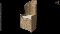 Chair, wicker (reconstruction) 