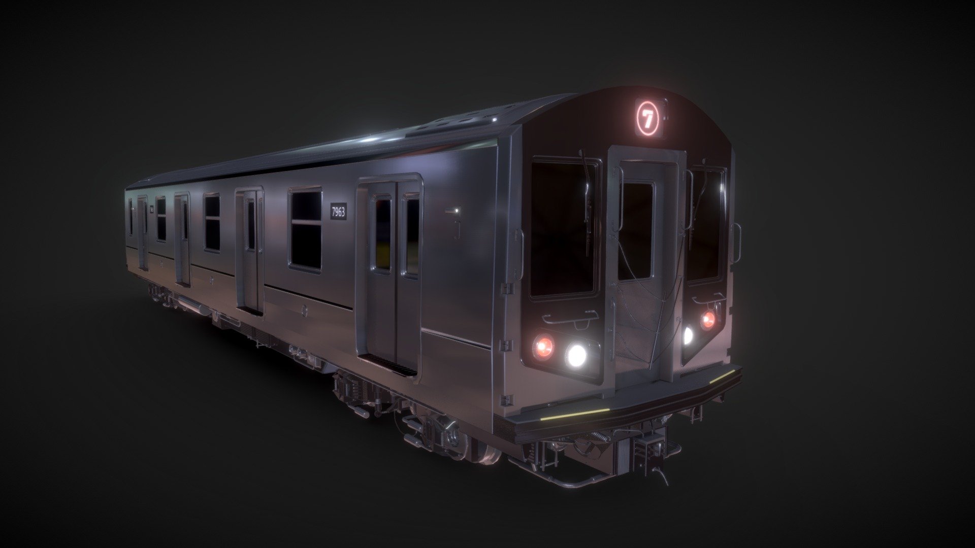 Subway Train

Ready for:

Blender 2.83

Blender 3.1+

PBR Materials.

High Details Level.

Eevee and Cycles Ready 3d model