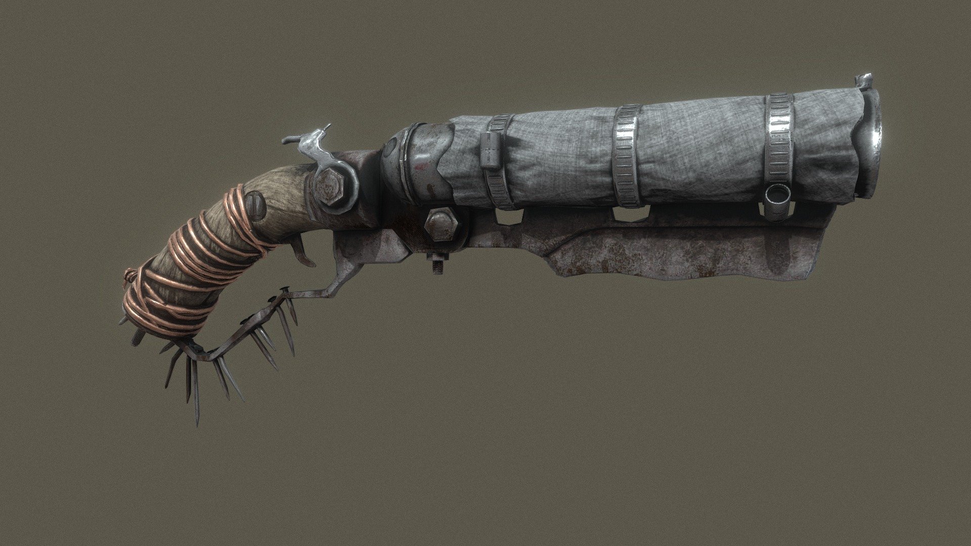 A steampunk-style weapon model for game engines.
A free model for your paid or free games 3d model