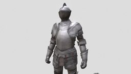 Knight armor, plate, medival, game-ready, lordoftherings, sword, fantasy, knight
