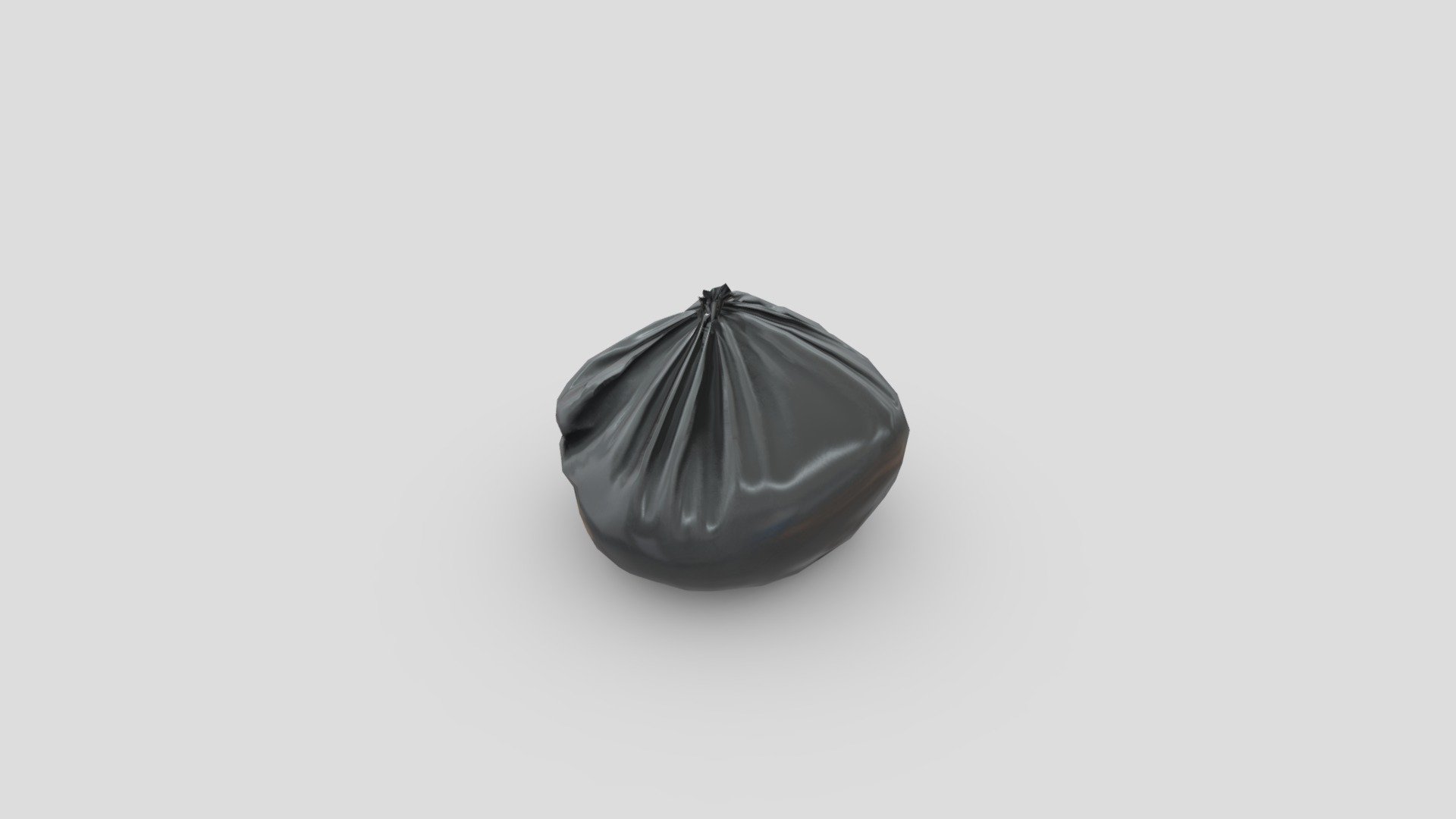 Low poly trash bag, nice geometry and surface flow - Low Poly Trash Bag - Download Free 3D model by ROH3D 3d model