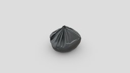 Low Poly Trash Bag trash, bag, dirt, dirty, trashcan, trashbag, plastic