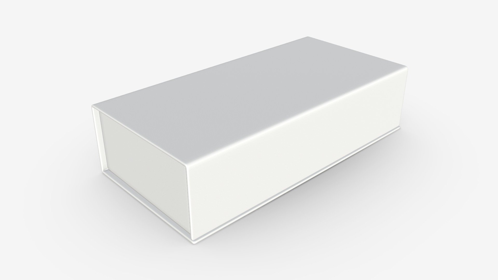 Magnetic paper gift box 01 - Buy Royalty Free 3D model by HQ3DMOD (@AivisAstics) 3d model