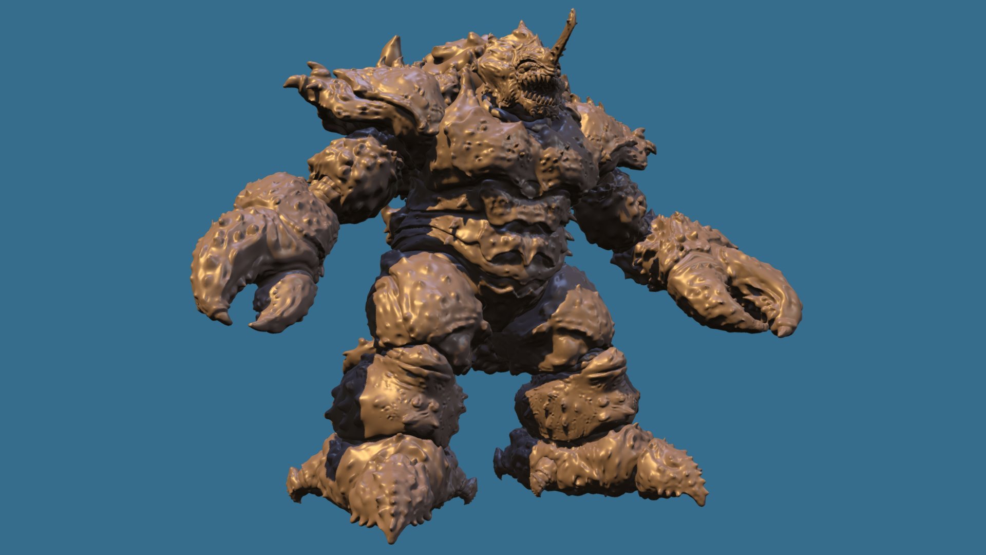 Final design, claws accurate - The Atlantic Scourge Final - 3D model by Mr Jay (@mrjay) 3d model
