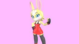 MaryX rabbit, furry, character, female