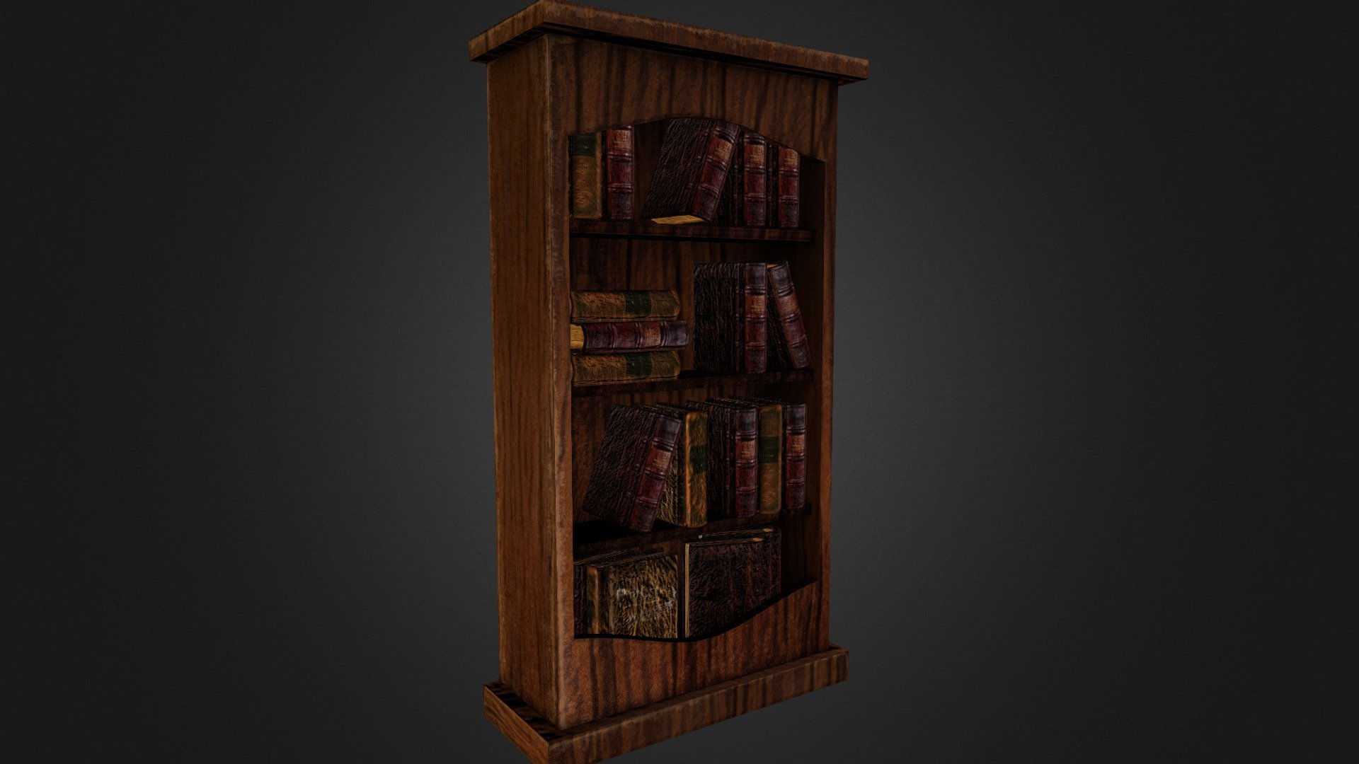 Book Shelf - by IGORLMAX - 3D model by igorlmax 3d model