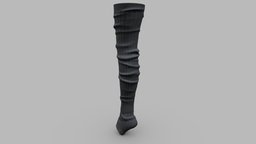 Female High Heels Legwarmer Thigh Socks