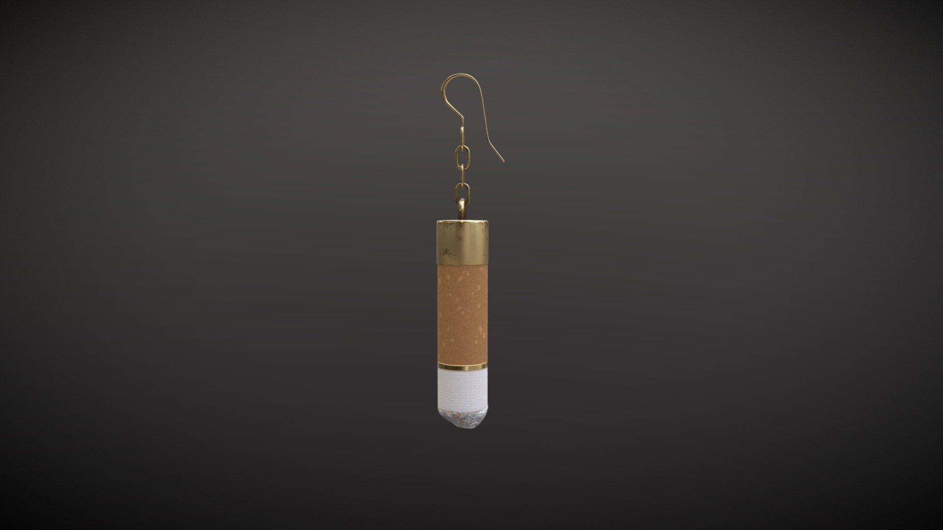 Cigarette earring. For every proud smoker.
I made it in Blender 3D and textured in Substance Painter 3d model