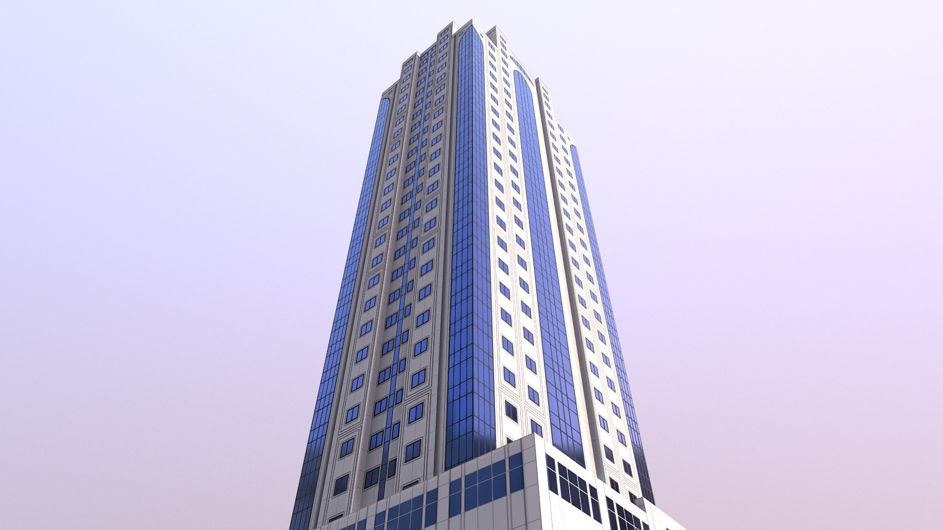 You can buy this 3D Model here - -link removed-  Low-Poly 3D Model of the skyscrapper #3 which is the part of the buildings complex: the Grozny-City Towers. It is a is a five-star skyscraper hotel and business centre complex located near Grozny Central Mosque in Grozny, Chechnya. Tower #3 is the corner one 3d model