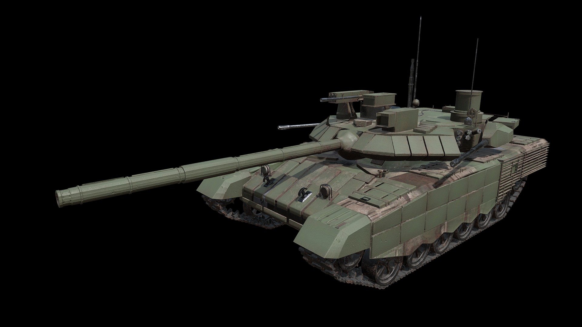 T-90 Tank 3D model - T 90 Tank - Buy Royalty Free 3D model by BANDANNA (@BAND_ANNA) 3d model