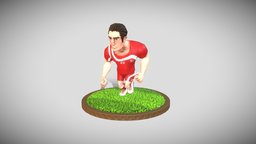 Football Player Run