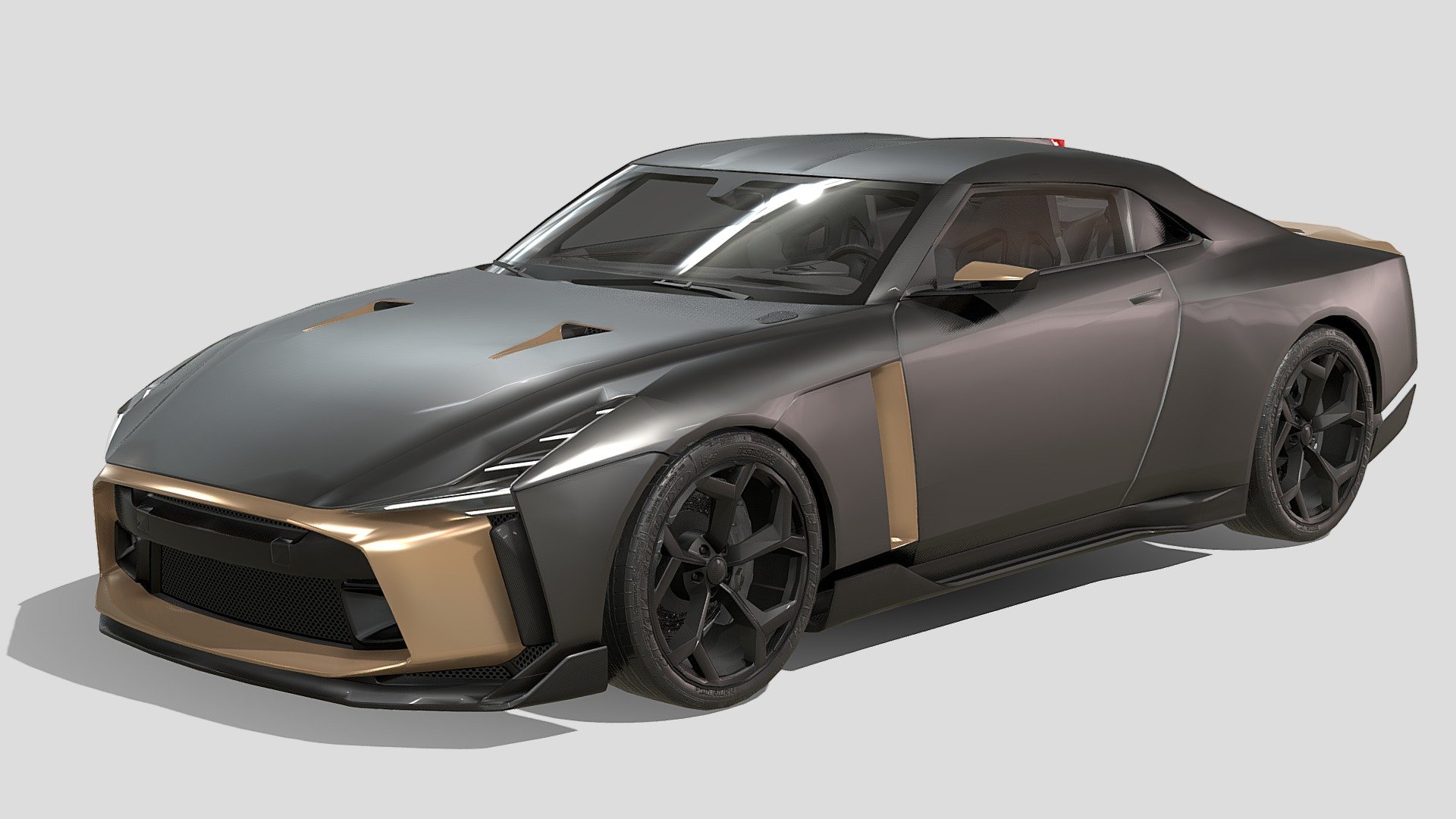 Nissan gt r50 - Buy Royalty Free 3D model by Phazan Product (@Phazan) 3d model