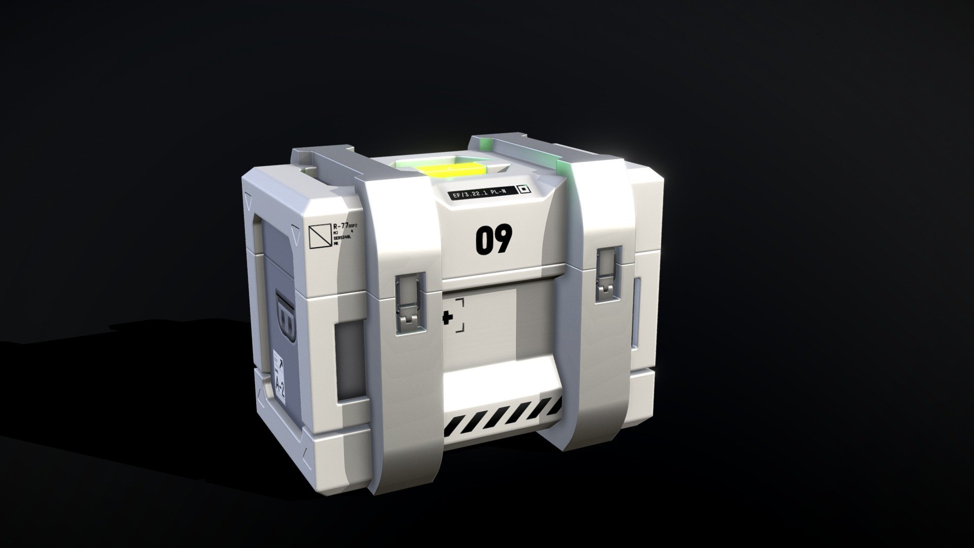 Sci-Fi ammunition box
Concept by pengzhen zhang (https://www.artstation.com/artwork/kG43n) - Sci-Fi crate / ammunition box (1) - Download Free 3D model by ul1tka 3d model