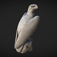 Falcon Statue Scan statue, photoscan, photogrammetry, 3dscan
