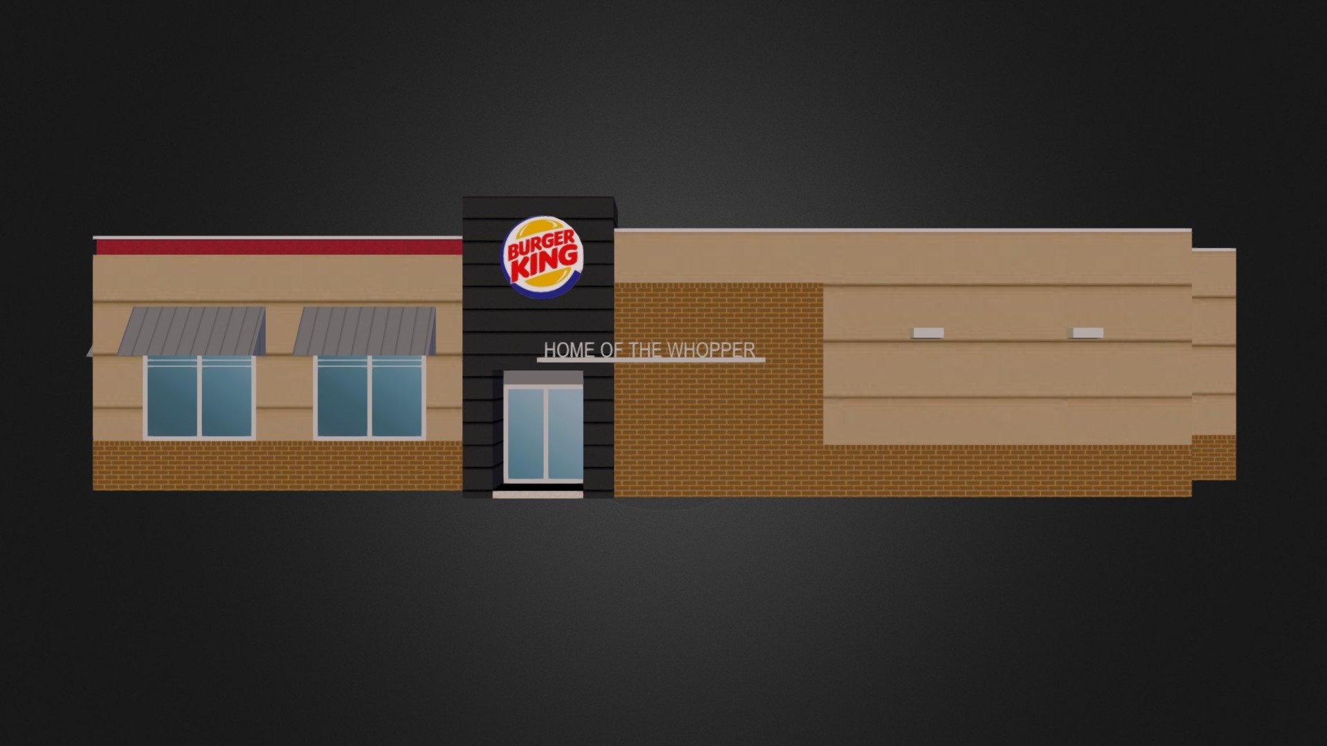 BurgerKing.kmz - 3D model by jeffrey_hughey 3d model
