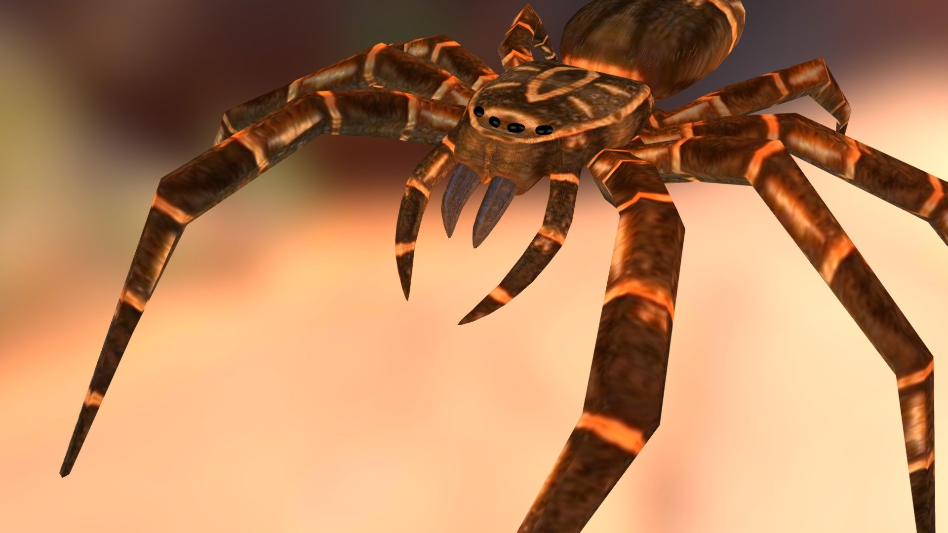Controllable spider for the Blender Game Engine. (Blender2.62) http://www.blendswap.com/blends/view/26798 - Spider - Download Free 3D model by 3DHaupt (@dennish2010) 3d model
