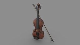 Violin music, violin, italy, cultural, cultural-heritage, musical-instrument, texture, lowpoly, stradivariusviolin, lowpolyviolin