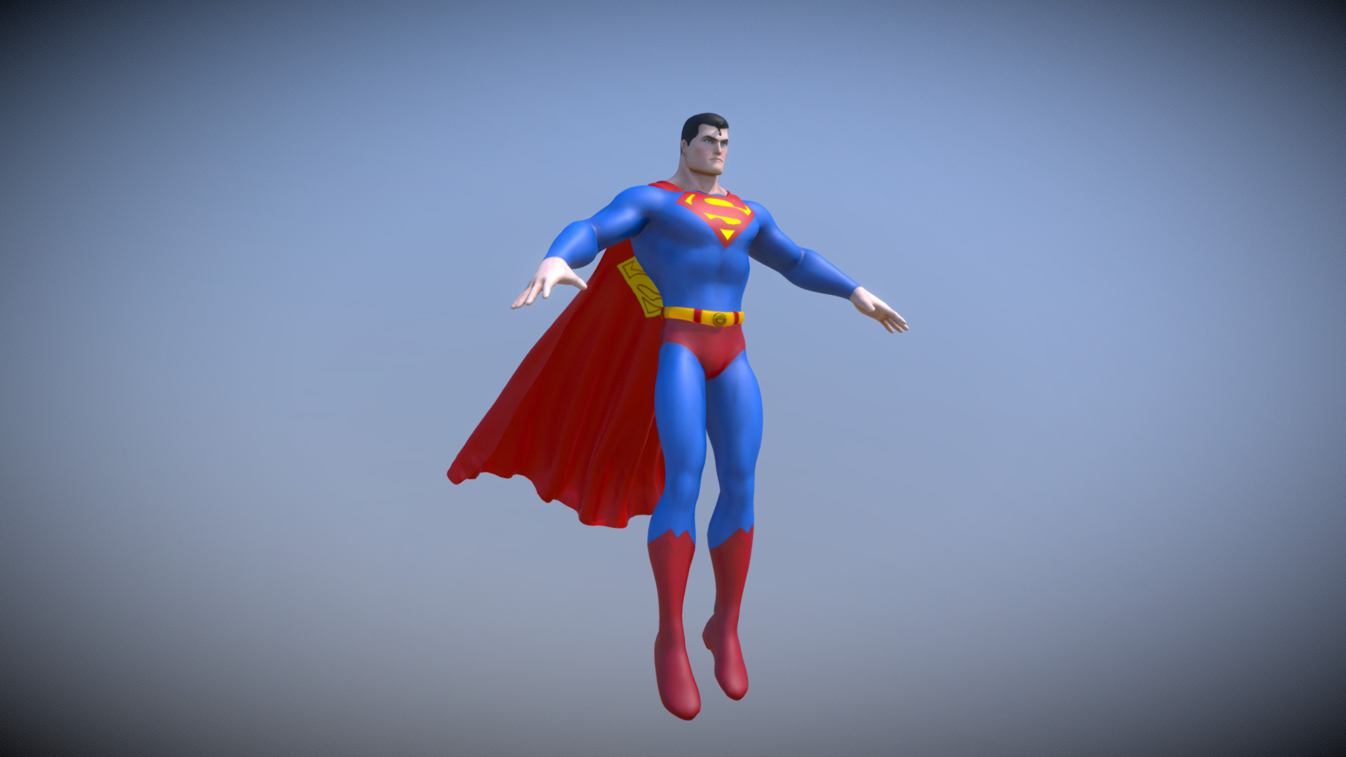Superman: DC Universe - 3D model by UmBiased (@umbcel) 3d model
