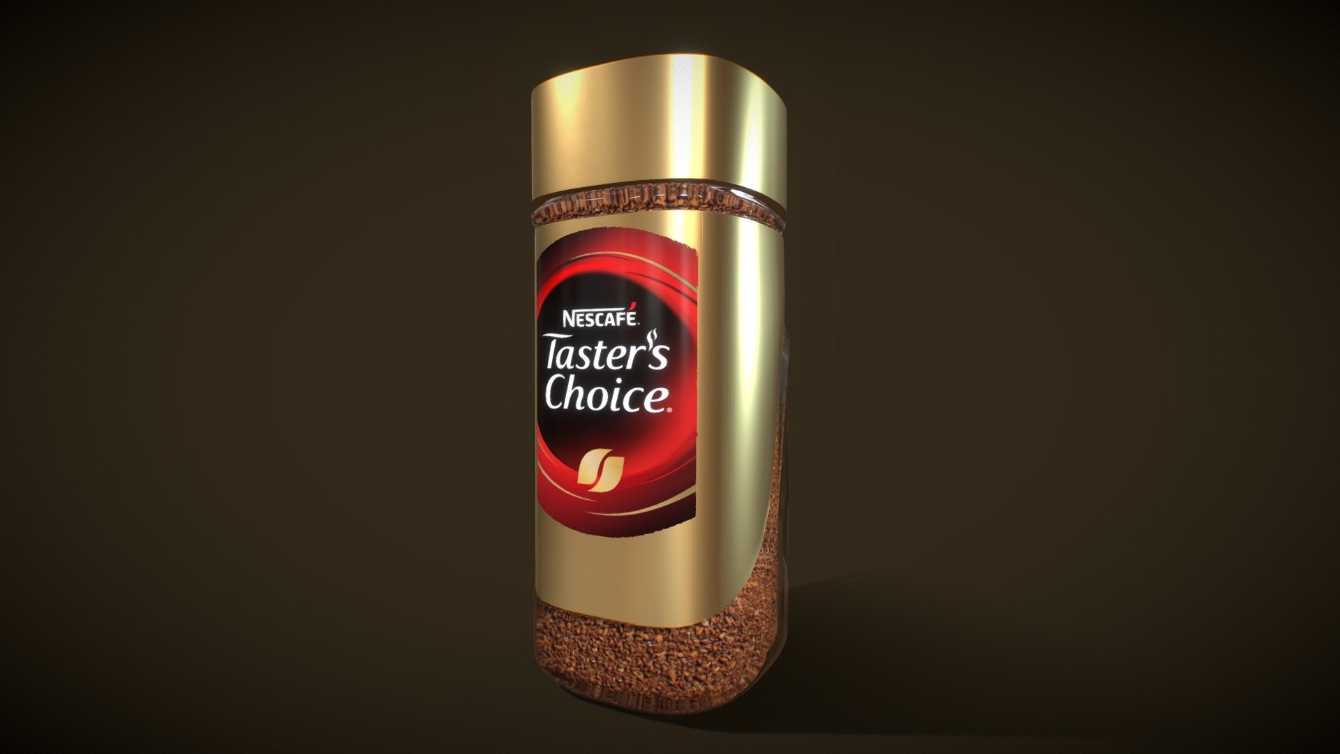 Nescafe Tasters Choice - Nescafe Tasters Choice Vase - Buy Royalty Free 3D model by MemoRorschach 3d model