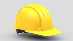 Hard Hat kit, saw, tape, hammer, set, screw, complete, tools, generic, new, big, collection, wrench, vr, ar, pliers, realistic, tool, old, machine, screwdriver, toolbox, stanley, vise, gardening, dewalt, asset, game, 3d, low, poly, axe, hand