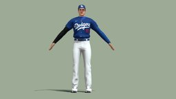 T-Pose Rigged Shohei Ohtani Los Angeles Dodgers baseball, and, los, pitcher, t-pose, angeles, dodgers, designated, ohtani, hitter, rigged, japanese, shohei