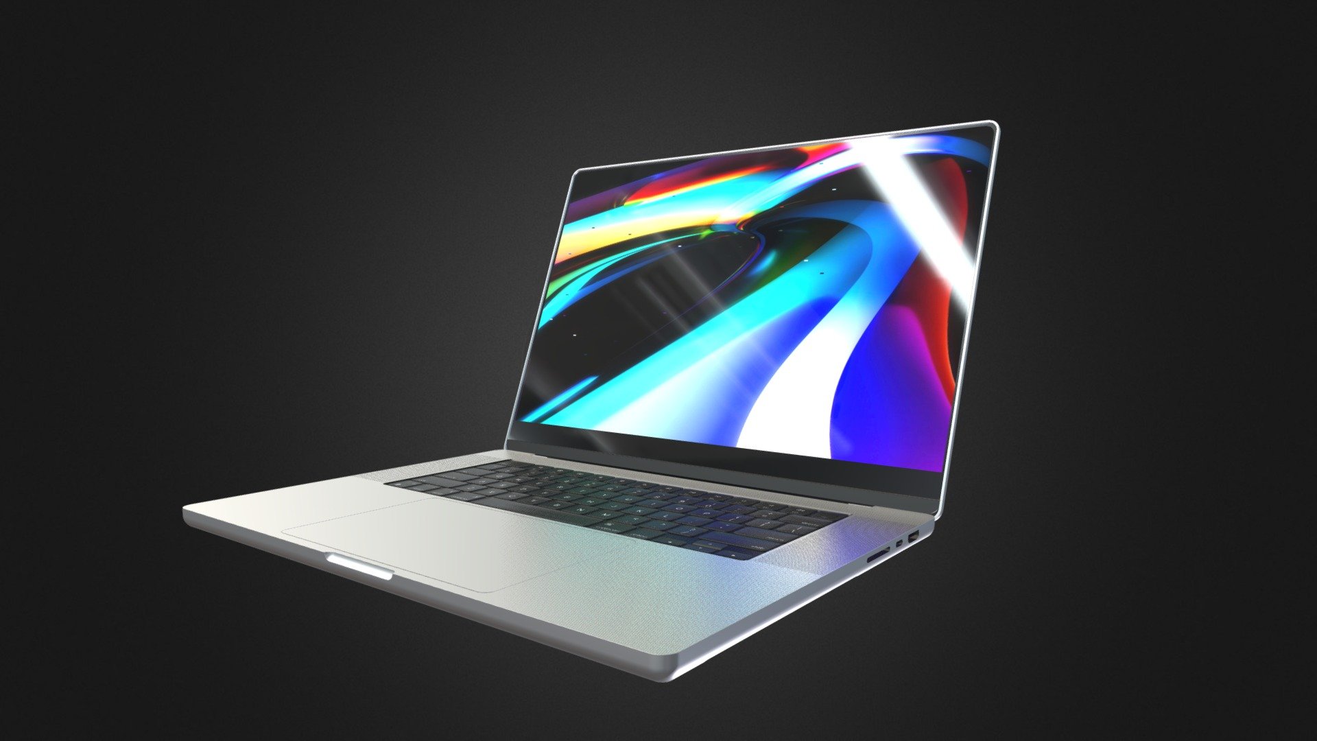 High Poly M1 16 inch MacBook pro. This took me while to make and I think its the best I made so far. You can change the background on the screen to anything you want. Anyways, I hope you enjoy using this model 3d model