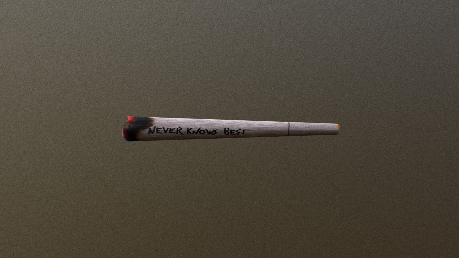 Bad Model of Mamimi's famous cigarette 3d model