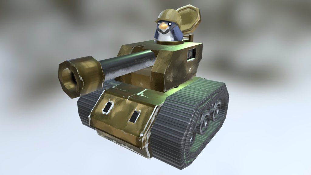 Starbound Penguin Tank - Static - 3D model by DubiousD 3d model