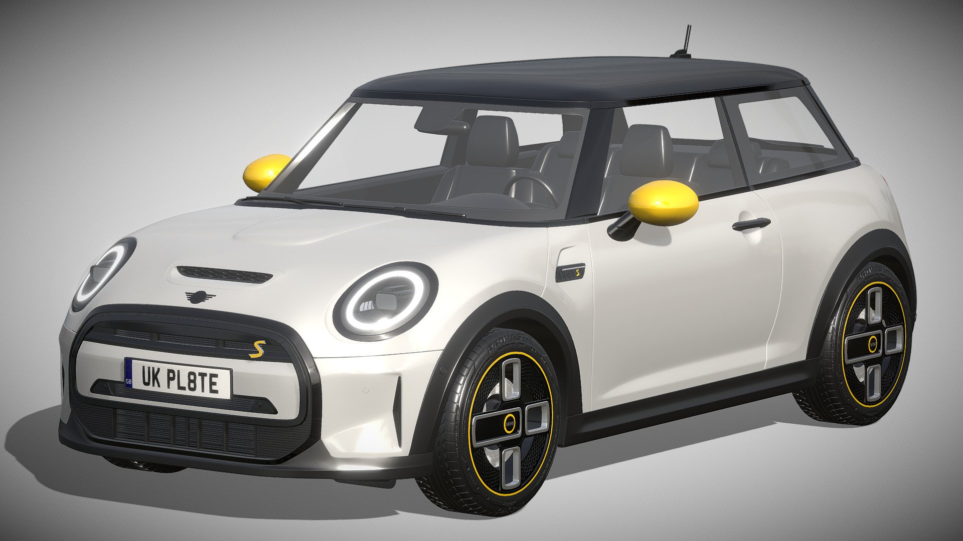 Mini Cooper SE electric 2023

https://www.miniusa.com/model/electric-hardtop.html

clean geometry light weight model, yet completely detailed for hi-res renders. use for movies, advertisements or games

corona render and materials

all textures include in *.rar files

lighting setup is not included in the file! - Mini Cooper SE Electric 2023 - Buy Royalty Free 3D model by zifir3d 3d model