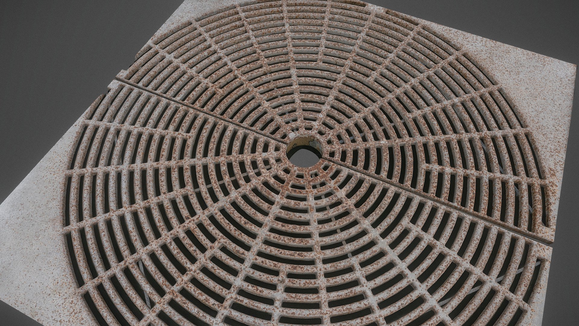 Pale rusty Metal tree grille, cast iron tree guard grate tree bed protection

raw DSLR photogrammetry scan - Rusty tree guard - Buy Royalty Free 3D model by axonite 3d model