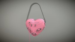 Balenciaga Le Cagole Heart Mini Bag